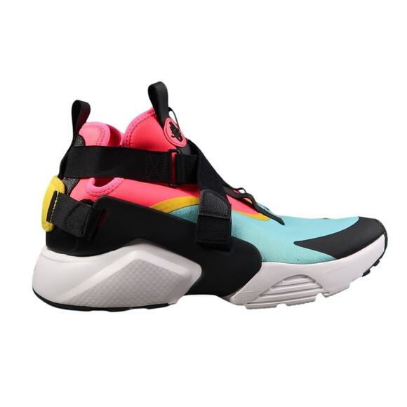 Nike Shoes Womens 12.5 Sneaker Air Huarache City Bleached Aqua 90s Running Sport - Picture 1 of 13